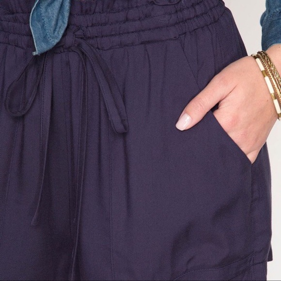 CLEARANCE-FIRM‼️Spring Drawstring Twill Shorts - Picture 3 of 3